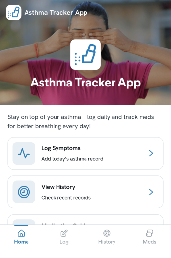 Asthma Tracker App Template
