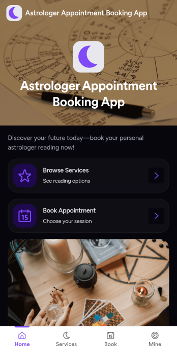 Astrologer Appointment Booking App Template
