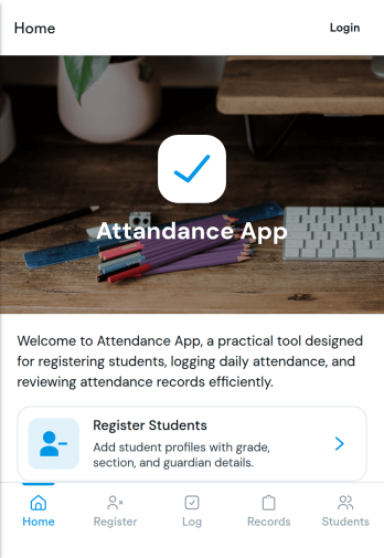 Attandance App Template