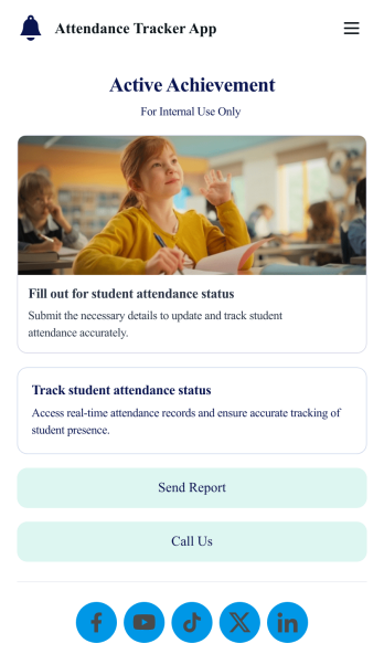 Attendance Tracker App Template
