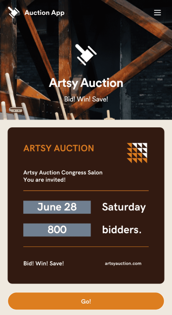 Customizable Auction App
