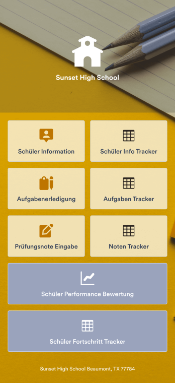 Aufgabe Tracking App Template