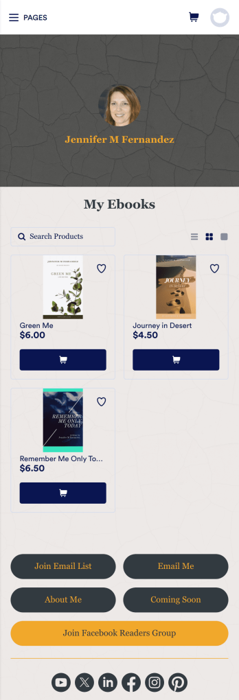 Author Marketing App Template