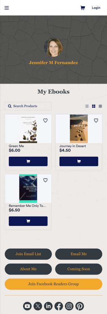 Author Marketing App Template