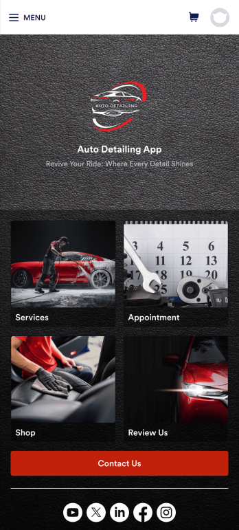 Auto Detailing App Template