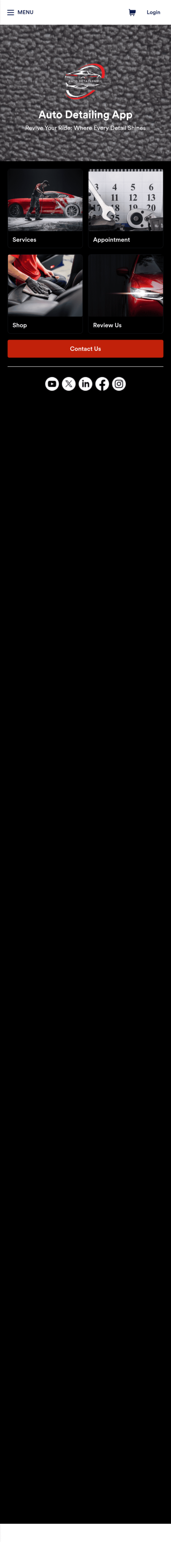 Auto Detailing App Template