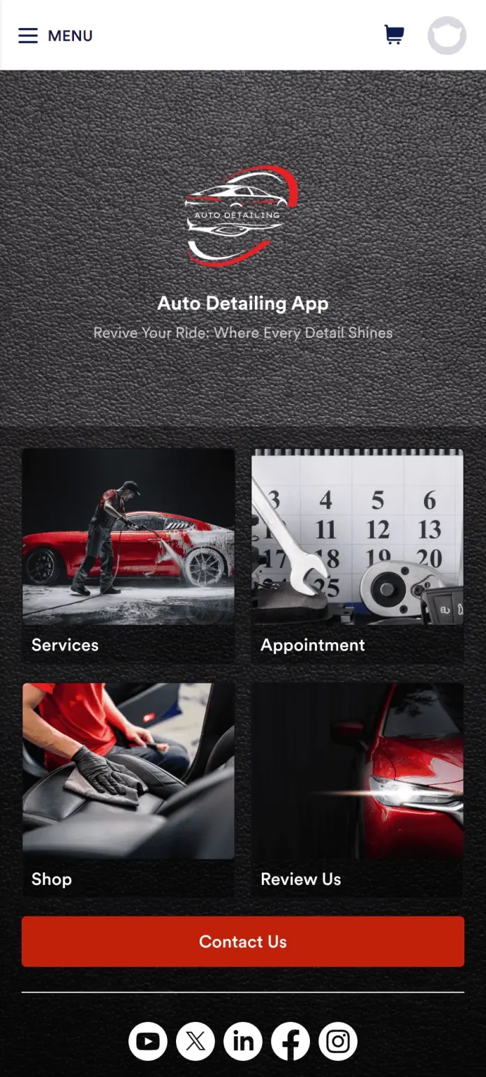 Auto Detailing App