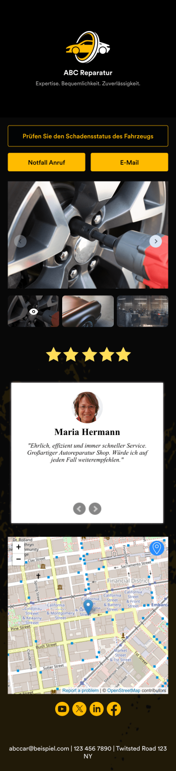 Auto Schaden App Template