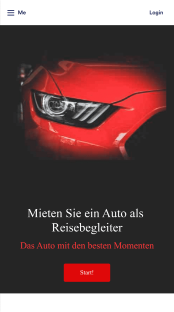 Auto Vermietung App
