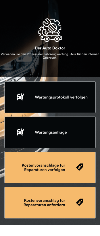 Autowartungsapp