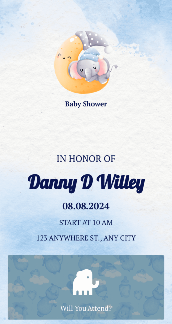 Baby Shower Invitation App Template