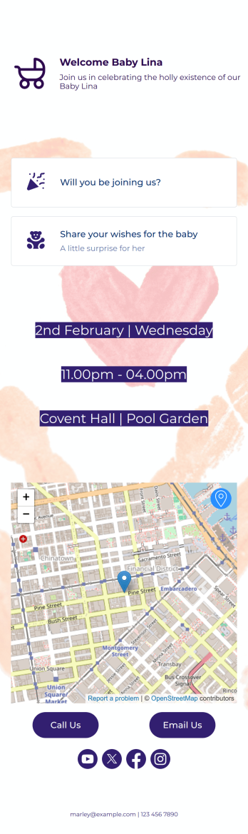 Baby Shower Planning App Template