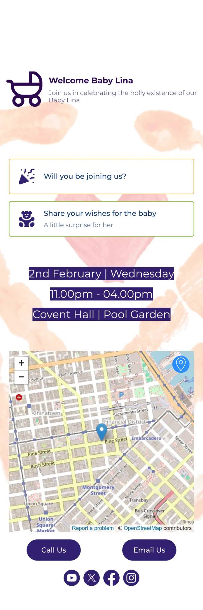 Baby Shower Planning App