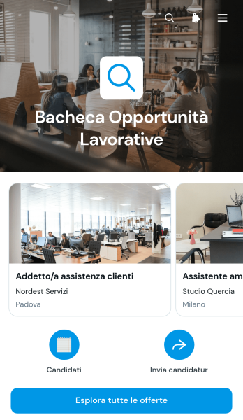 Bacheca delle Opportunità di Lavoro