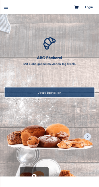 Bäckerei App Template