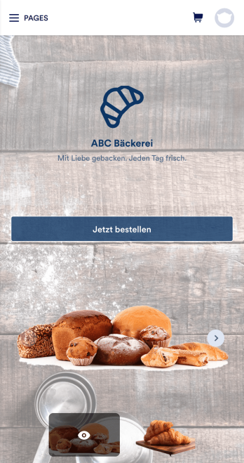 Bäckerei App Template