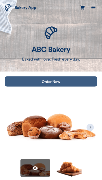 Bakery App Template