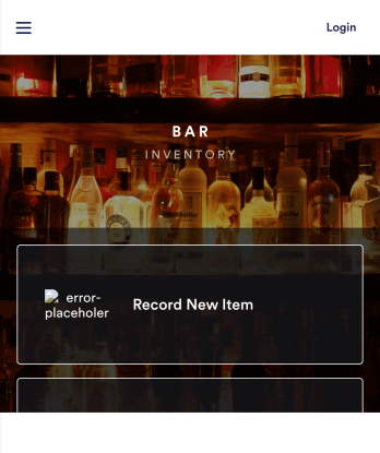 Bar Inventory App Template