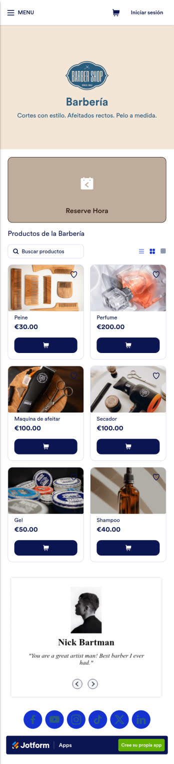 Barbería App