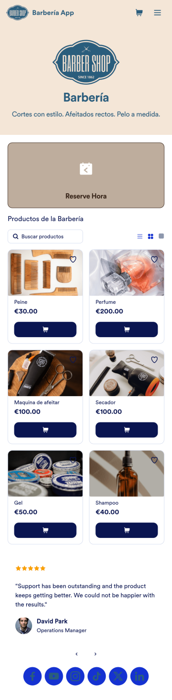 Barbería App