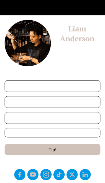 Bartender Tip App Template