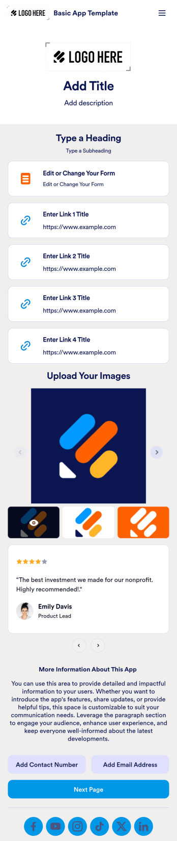 Basic App Template
