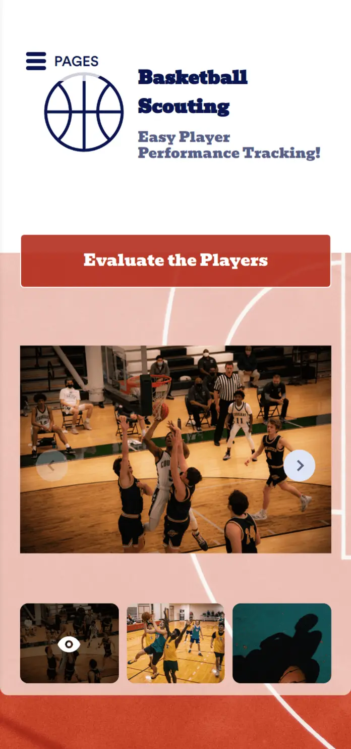 Basketball Scouting App