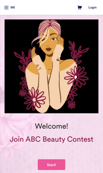 Beauty Contest App Template