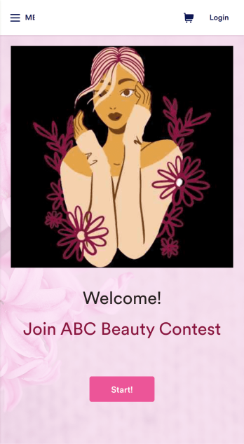 Beauty Contest App Template