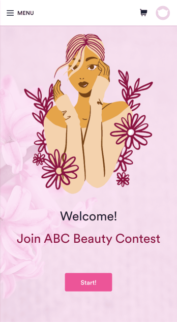Beauty Contest App Template