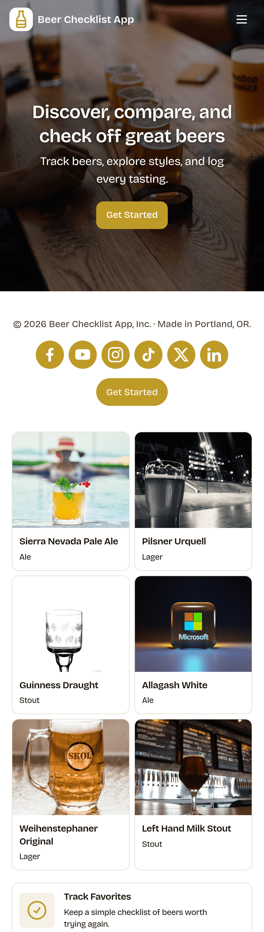 Beer Checklist App Template | Jotform