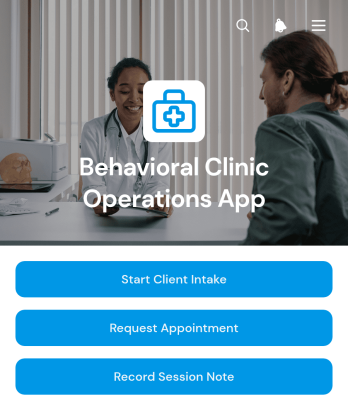 Behavioral Clinic Operations App Template