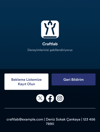 Bekleme Listesi Uygulaması Template