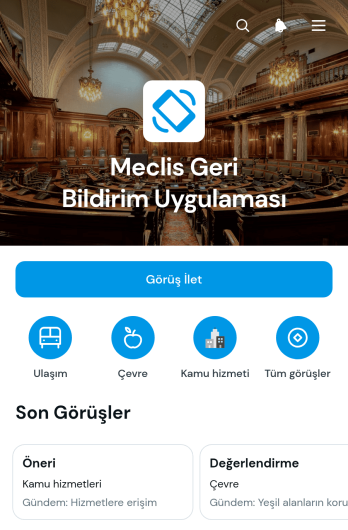 Belediye Geribildirim Uygulama Șablonu