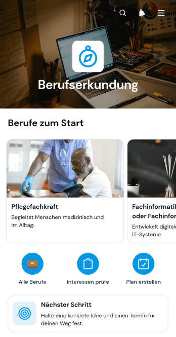 Berufserkundungs-App