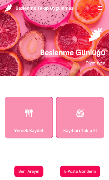 Beslenme Takip Uygulama Șablonu