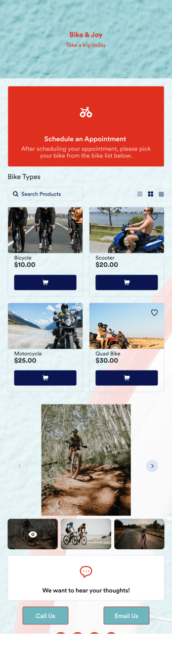 Bike Booking App Template