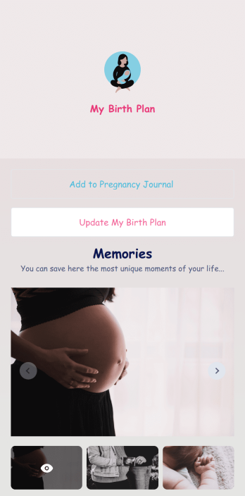 Birth Plan App Template