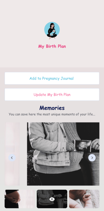 Birth Plan App Template