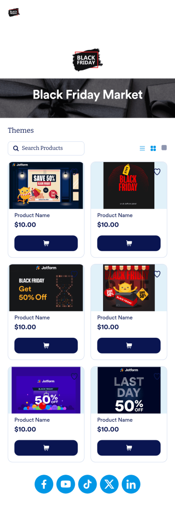 Black Friday App Template