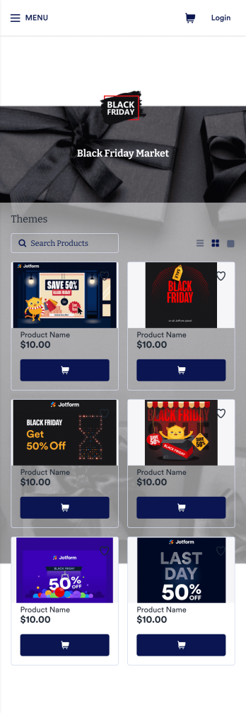 Black Friday App Template