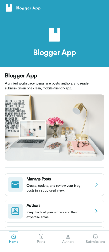 Blogger App Template