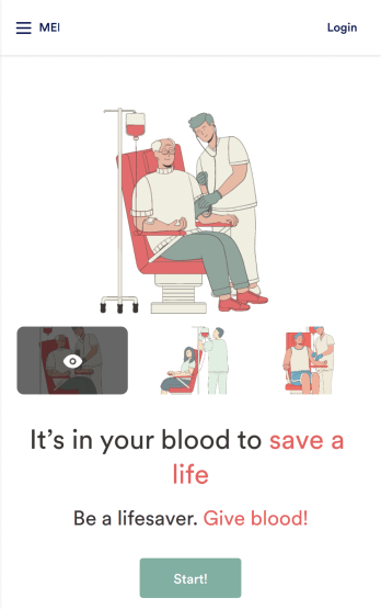 Blood Donation App Template