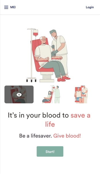 Blood Donation App Template