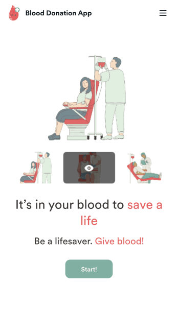 Customizable Blood Donation App