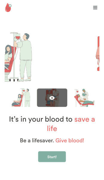 Customizable Blood Donation App