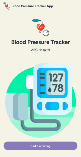 Blood Pressure Measurement App Template