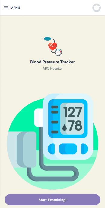 Blood Pressure Measurement App Template