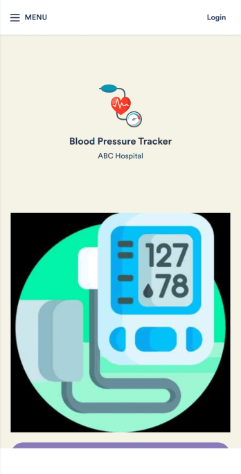 Blood Pressure Measurement App Template