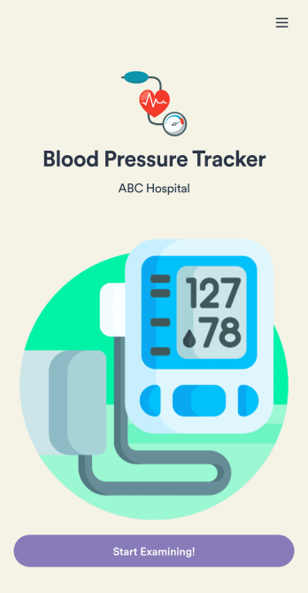 Blood Pressure Measurement App Template